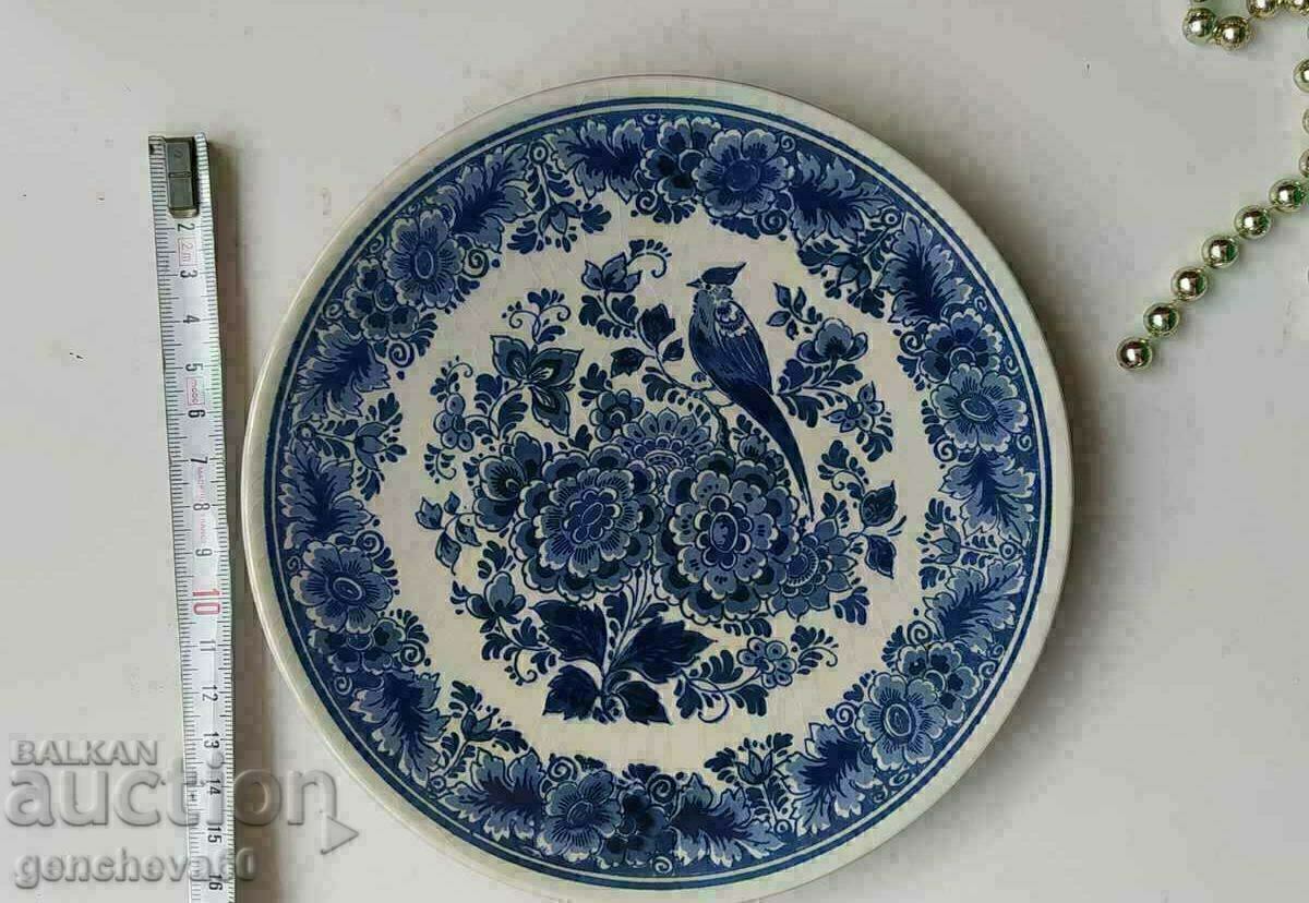COLLECTIBLE Hand-painted old Delft plate - 5 COLLECTIBLE Hand-painted old Delft plate - 5