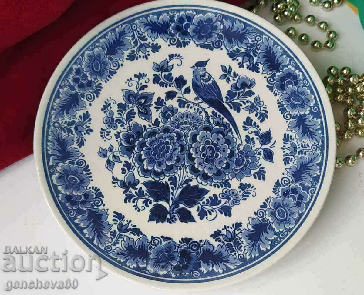 Rare old "Delft Blue" wall plate