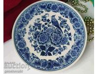 Placă de perete veche „Delft Blue” din Olanda