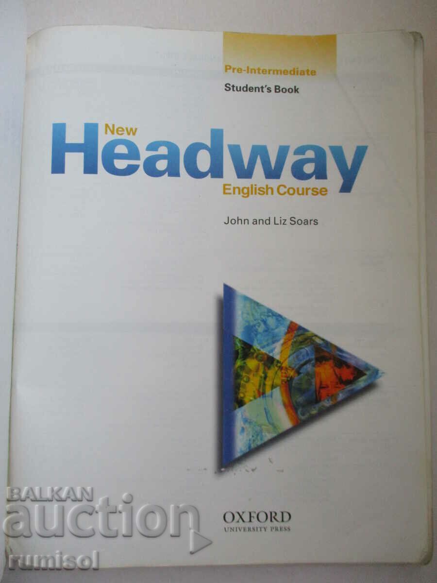 New Headway - Pre-Intermediate: Student's Book with price 8.49 BGN | € 4.34 New Headway - Pre-Intermediate: Student's Book with price 8.49 BGN | € 4.34