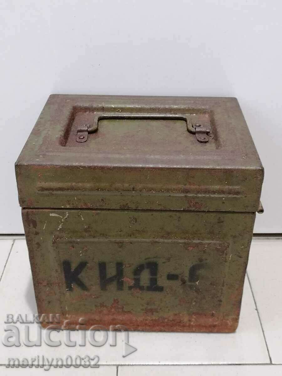 Δημοπρασία Μεταλλικό κουτί στρατού KID-6 χημικό κουτί BNA