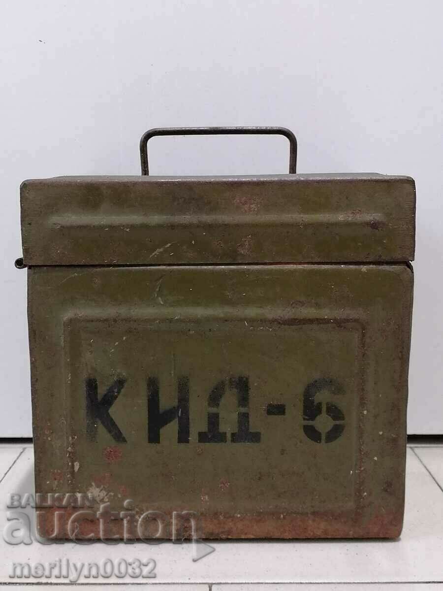 Армейска метална кутия КИД-6 БНА химическо сандъче