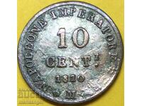 Napoleon 10 cents 1810 Italy coronation Milan - rare
