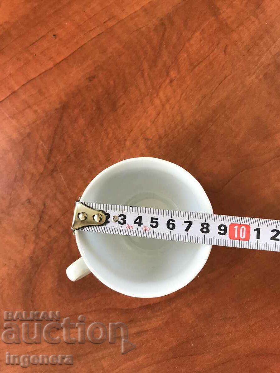 PORCELAIN CAFE TEA GLASS BULGARIA with price 5.00 BGN | € 2.56 PORCELAIN CAFE TEA GLASS BULGARIA with price 5.00 BGN | € 2.56