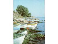 Old postcard - Pomorie, Fisherman's Quay