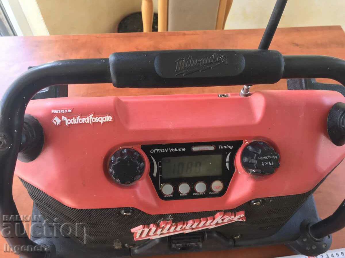 Delivery of RADIO "Milwaukee" WORKS Delivery of RADIO "Milwaukee" WORKS