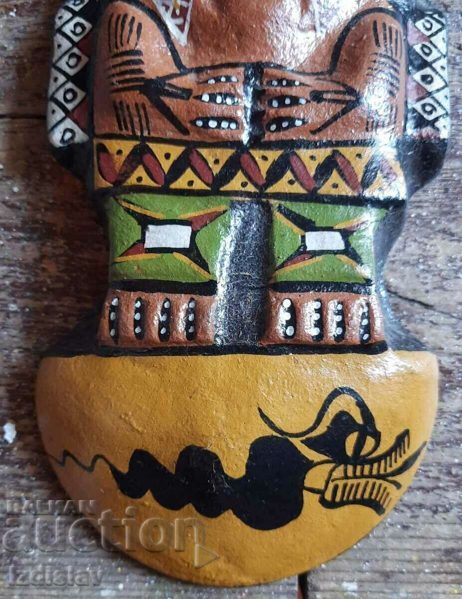 Peruvian Hand Painted Warrior God Wall Art - 5 Peruvian Hand Painted Warrior God Wall Art - 5