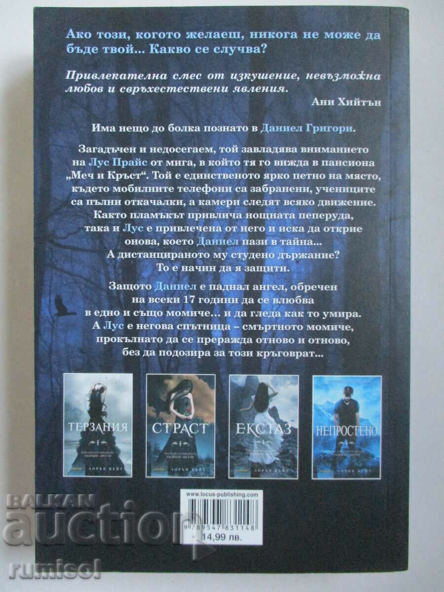 Licitație Îngeri căzuți - Partea 1 - Lauren Kate