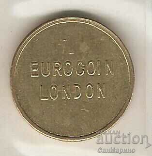 Жетон  EUROCOIN LONDON  игрален