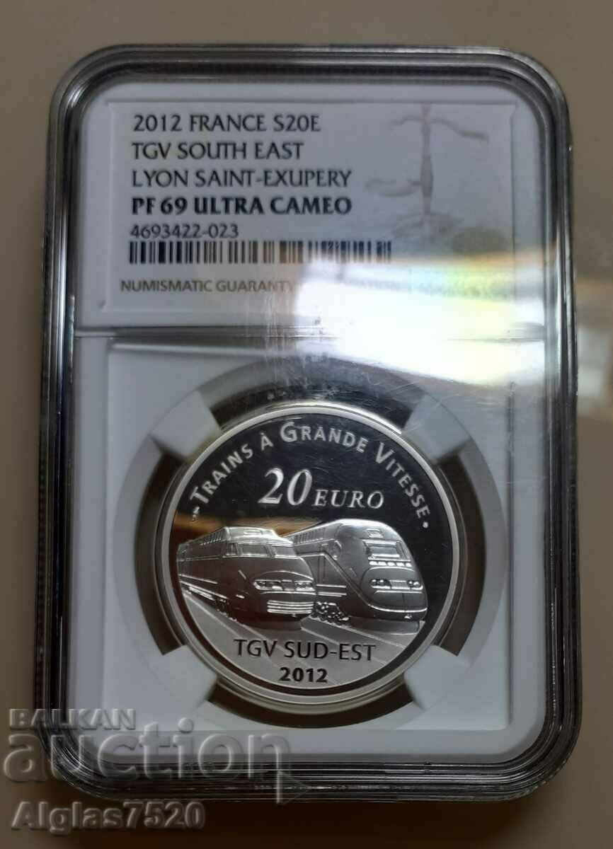 20 euros / silver 0.900/France MS 69- circulation 1000 pcs. with price 3000.00 BGN | € 1533.88 20 euros / silver 0.900/France MS 69- circulation 1000 pcs. with price 3000.00 BGN | € 1533.88