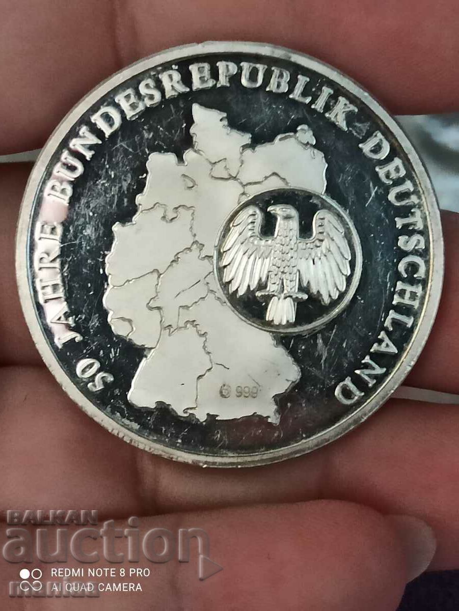 Silver plaque sample 999/1000 - 7 Silver plaque sample 999/1000 - 7