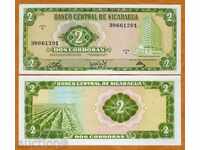 +++ Nicaragua 2 CORDOBA P 121 1972 UNC +++
