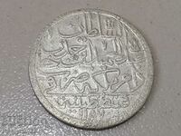 Ottoman silver coin 465/1000 Abdul Hamid 1st 1187/11