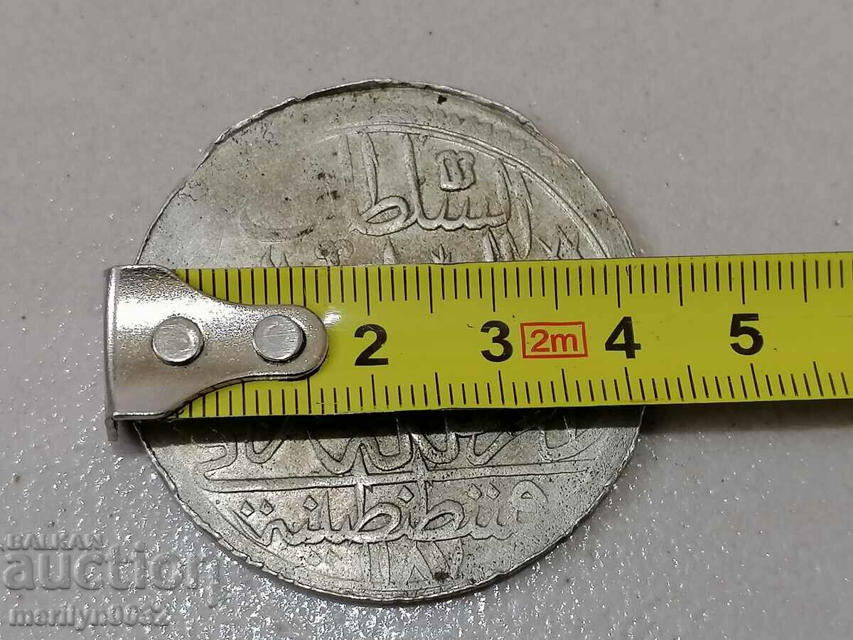 Auction Ottoman silver coin 465/1000 Abdul Hamid 1st 1187/9 Auction Ottoman silver coin 465/1000 Abdul Hamid 1st 1187/9