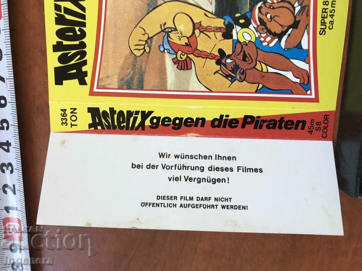 BANDA FILM 8mm, ROLA DE BANDA FILM-ASTERIX-GERMANA cu preț 16.00 BGN | € 8.18