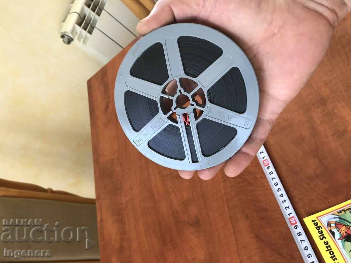 FILM TAPE 8mm, ROLL OF FILM TAPE-ASTERIX-GERMAN - 6 FILM TAPE 8mm, ROLL OF FILM TAPE-ASTERIX-GERMAN - 6