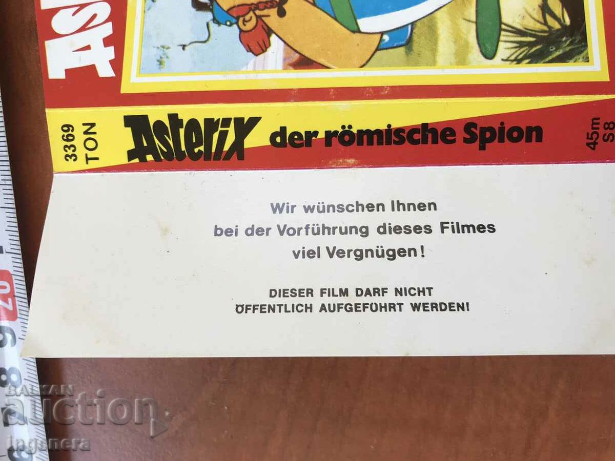 BANDA FILM 8mm, ROLA DE BANDA FILM-ASTERIX-GERMANA - 6
