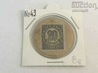 Spain 20 centimos 1932 - 1938 №43