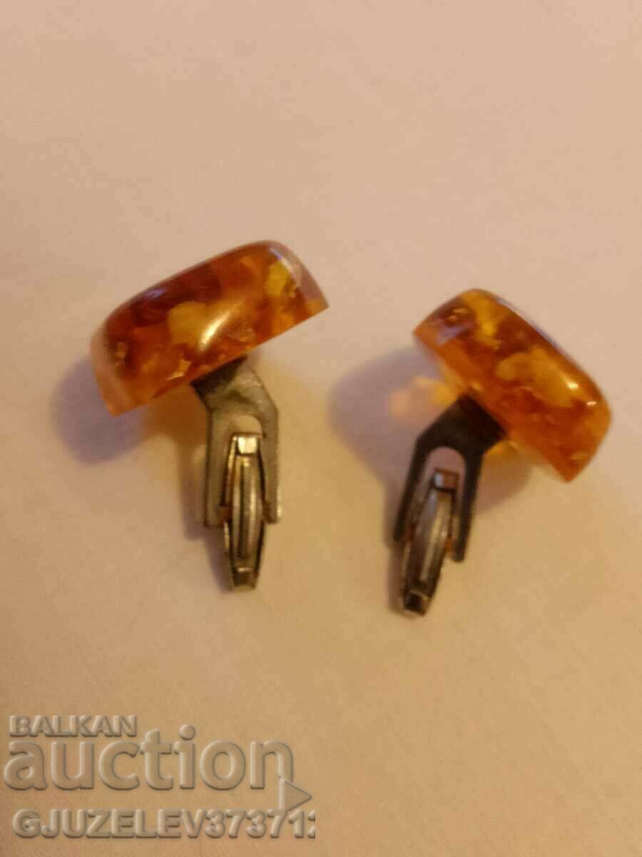 OLD RUSSIAN AMBER BUTTONS FOR SLEEVES BUTTONS BALTIES - 6 OLD RUSSIAN AMBER BUTTONS FOR SLEEVES BUTTONS BALTIES - 6