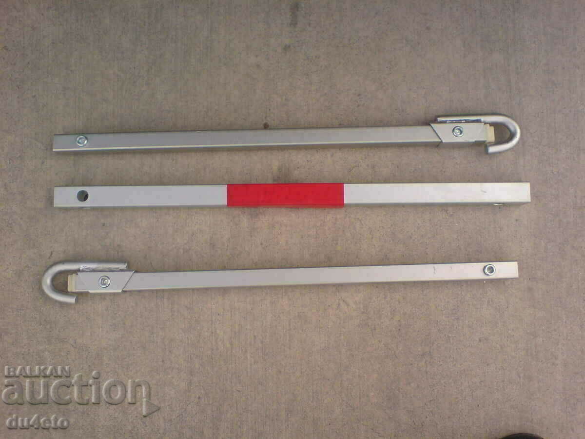 Detachable hard link, hard tow bar, tow box