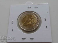 rare coin San Marino 2 euro 2009 in a cardboard box; San Marino
