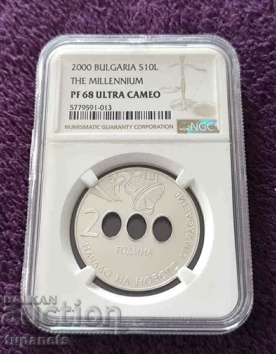 BGN 10 The New Millennium Millennium NGC PF68 BGN 10 The New Millennium Millennium NGC PF68