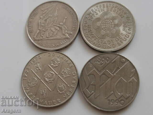 Delivery of lot of 12 GDR jubilee coins Delivery of lot of 12 GDR jubilee coins