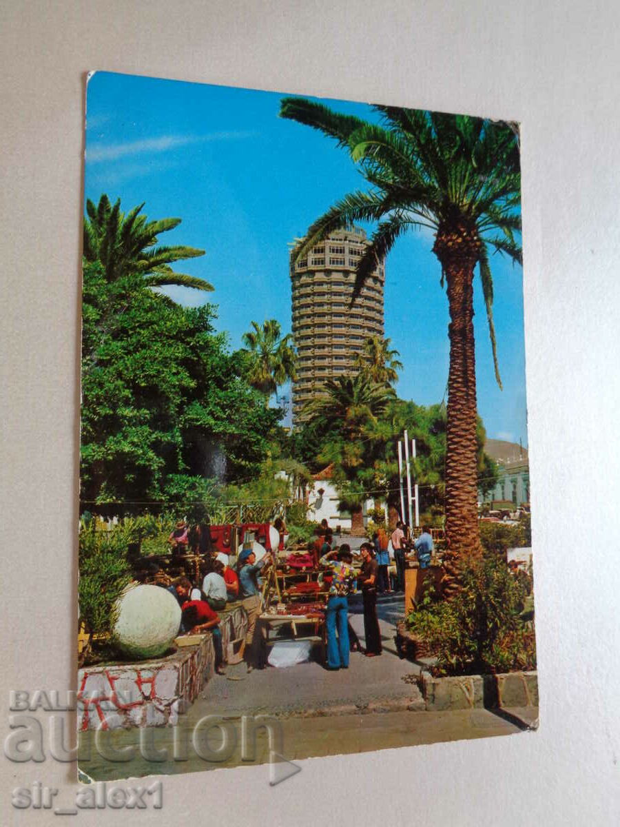Carte poștală, călătorită din Gran Canaria 1973.