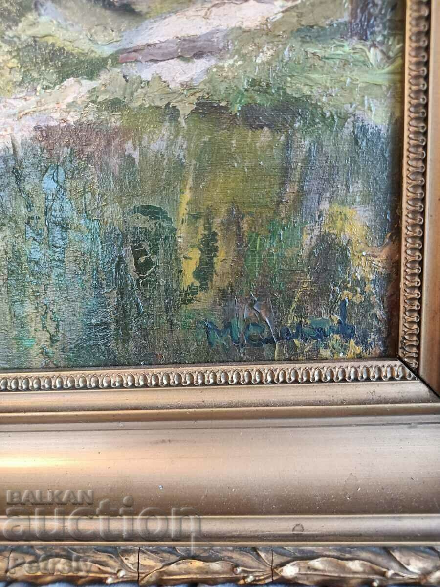 Auction Old oil painting Auction Old oil painting