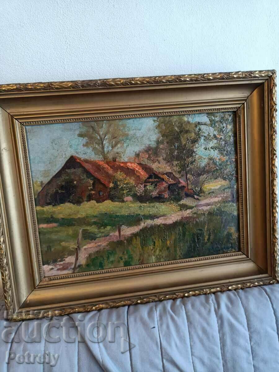 Delivery of Old oil painting Delivery of Old oil painting