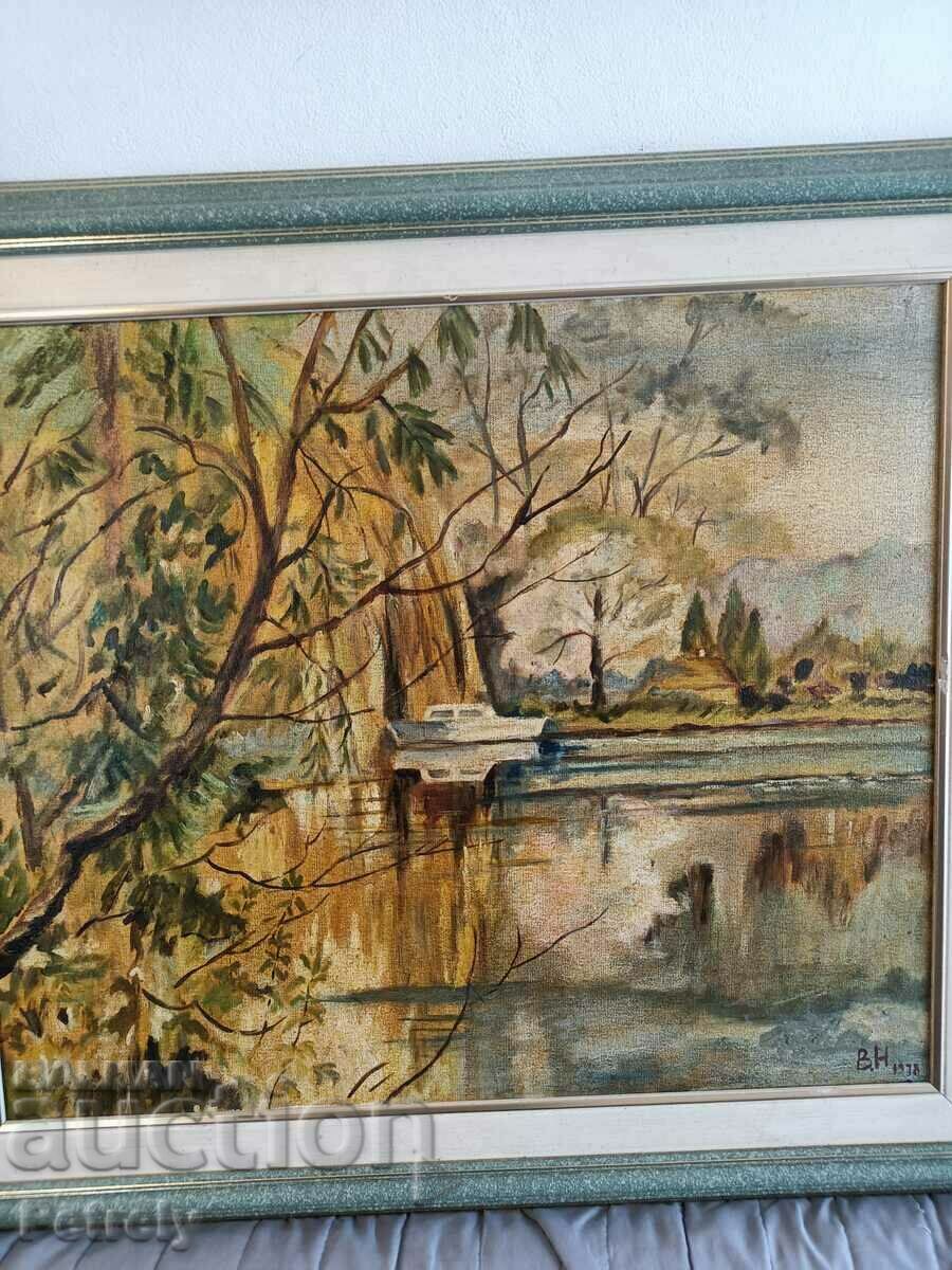 Old oil painting with price 250.00 BGN | € 127.82 Old oil painting with price 250.00 BGN | € 127.82