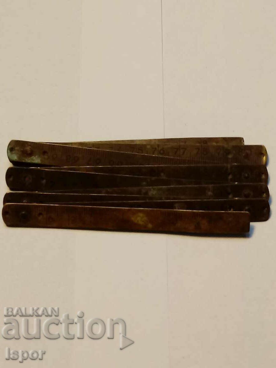 Delivery of Bronze folding meter XVIII-XIX century Delivery of Bronze folding meter XVIII-XIX century