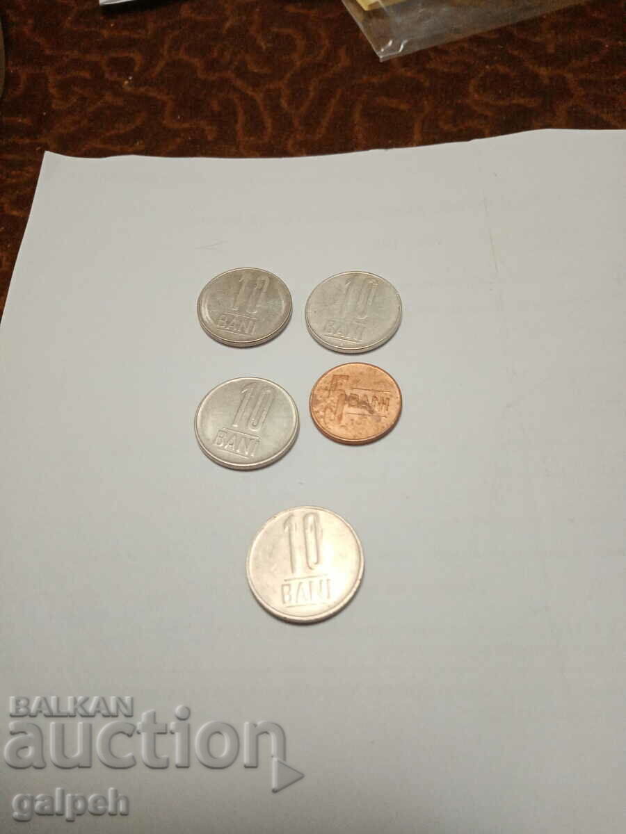 LOT OF COINS ROMANIA 2008,9,14,15 - 5 pcs. - BGN 1.25 with price 1.25 BGN | € 0.64 LOT OF COINS ROMANIA 2008,9,14,15 - 5 pcs. - BGN 1.25 with price 1.25 BGN | € 0.64