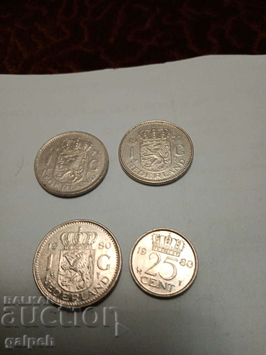 Auction LOT NETHERLANDS 1971,77,80, - 4 pcs. - BGN 1.25 Auction LOT NETHERLANDS 1971,77,80, - 4 pcs. - BGN 1.25