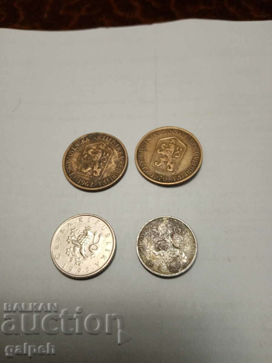 LOT CZECHOSLOVAKIA 1962,70,74,95 - 4 pcs. - BGN 0.5 with price 0.50 BGN | € 0.26 LOT CZECHOSLOVAKIA 1962,70,74,95 - 4 pcs. - BGN 0.5 with price 0.50 BGN | € 0.26