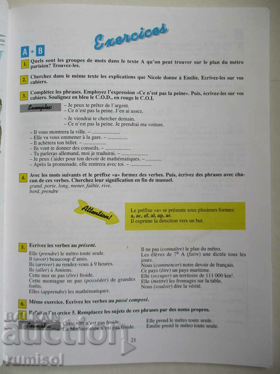 Bon voyage 3- Méthode de français pour jeunes adolescentes - 5