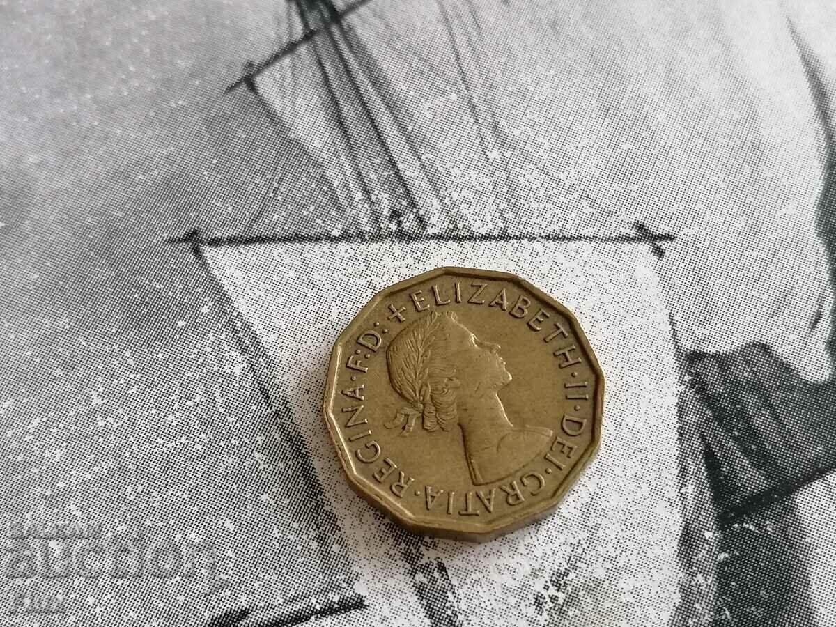 Coin - United Kingdom - 3 pence 1960 with price 1.85 BGN | € 0.95 Coin - United Kingdom - 3 pence 1960 with price 1.85 BGN | € 0.95