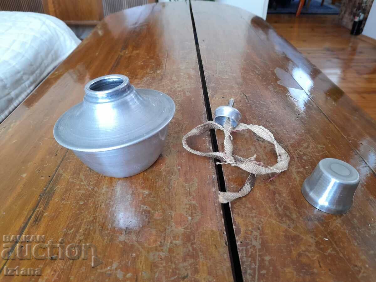 Old laboratory alcohol lamp, alcohol bottle - 5 Old laboratory alcohol lamp, alcohol bottle - 5