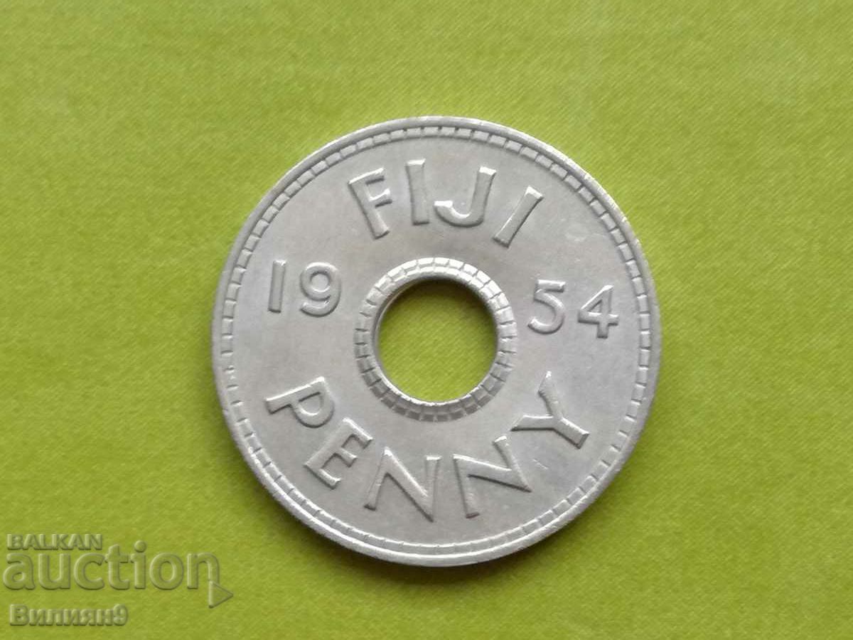 1 Penny 1954 Fiji Unc