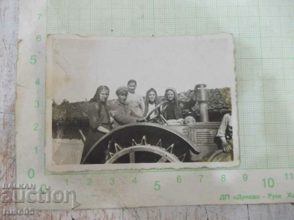 Old photo of the tractor