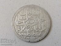 Moneda otomană de argint 465/1000 Mustafa al II-lea 1115