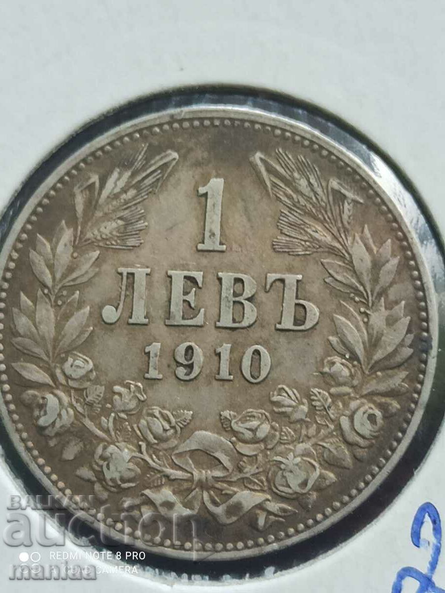 1 Lev 1910 Silver