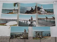 Lot of 8 pcs. cards from the city of Pomorie