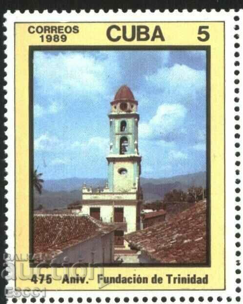 Чиста марка Църква  Фондация 1989 от Куба