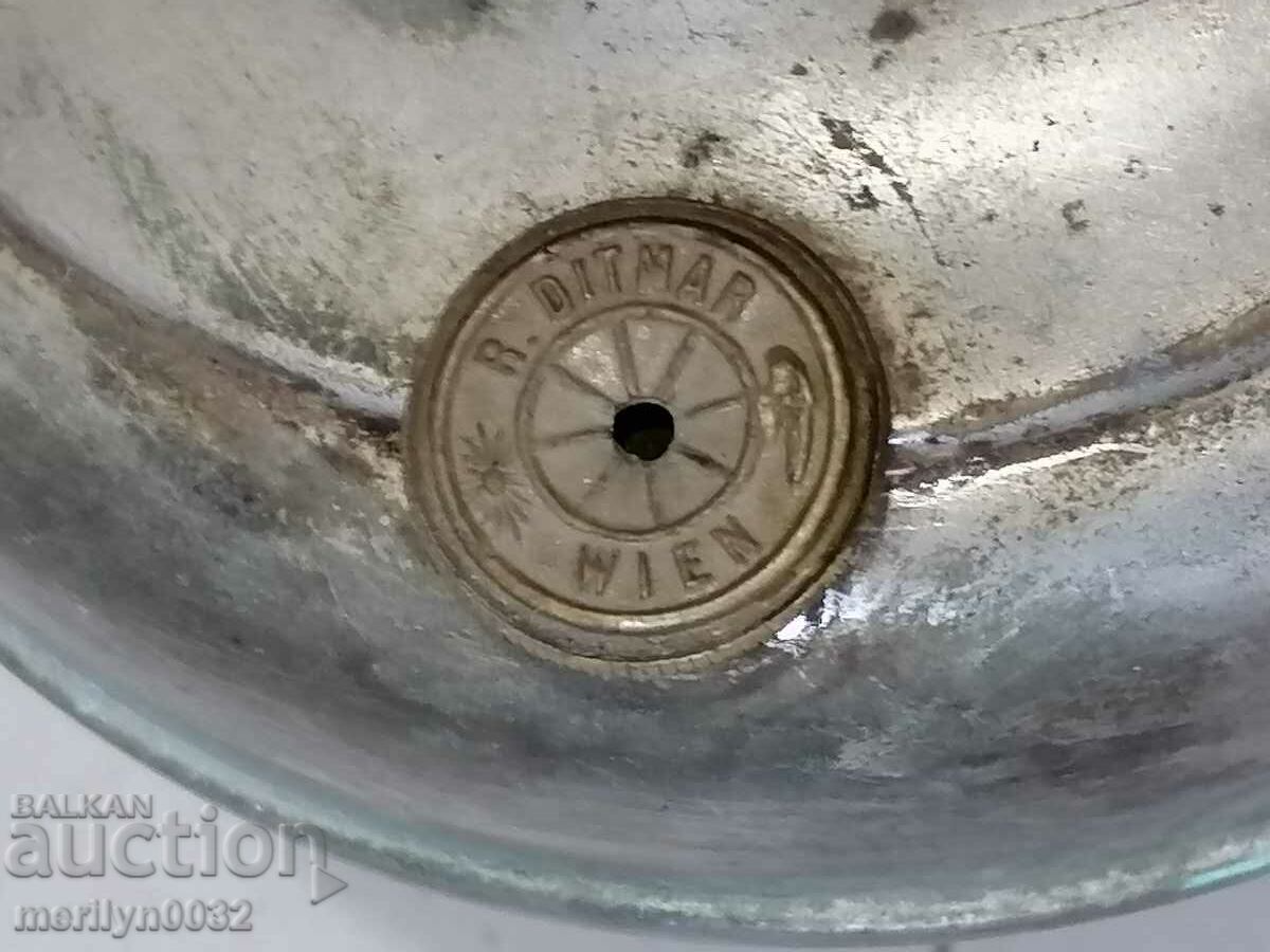 Old Austrian gas lamp "Ditmar", lantern - 7 Old Austrian gas lamp "Ditmar", lantern - 7