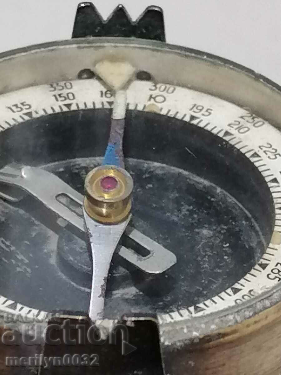 Old army compass with Bakelite Corps, Bulgaria - 5