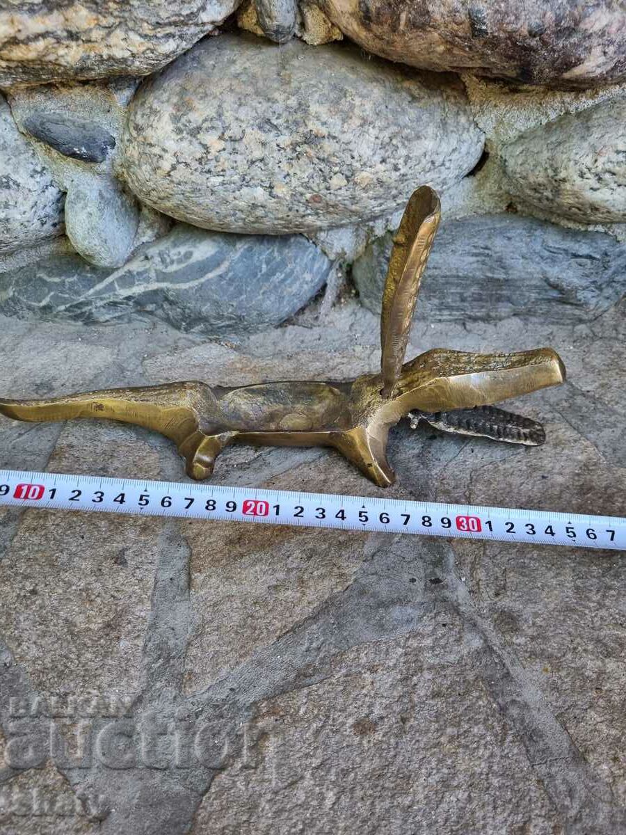 Bronze Sculpture. Crocodile. Figure with price 65.00 BGN | € 33.23 Bronze Sculpture. Crocodile. Figure with price 65.00 BGN | € 33.23