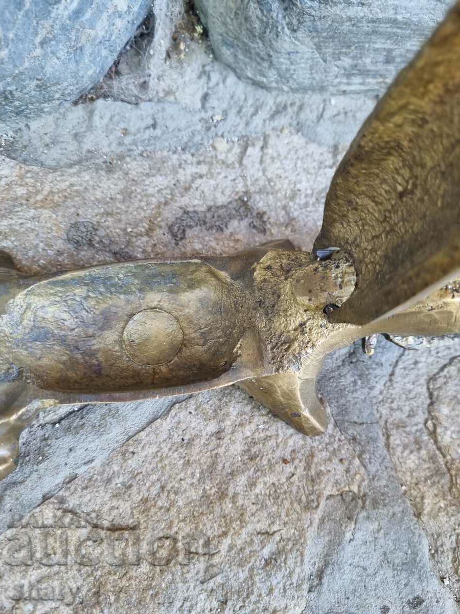 Auction Bronze Sculpture. Crocodile. Figure Auction Bronze Sculpture. Crocodile. Figure