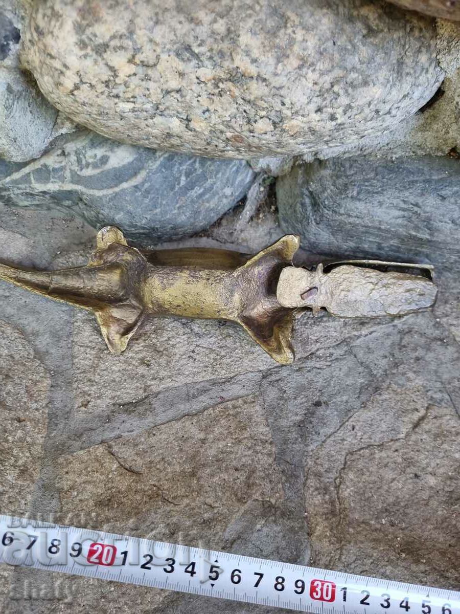 Bronze Sculpture. Crocodile. Figure - 7 Bronze Sculpture. Crocodile. Figure - 7