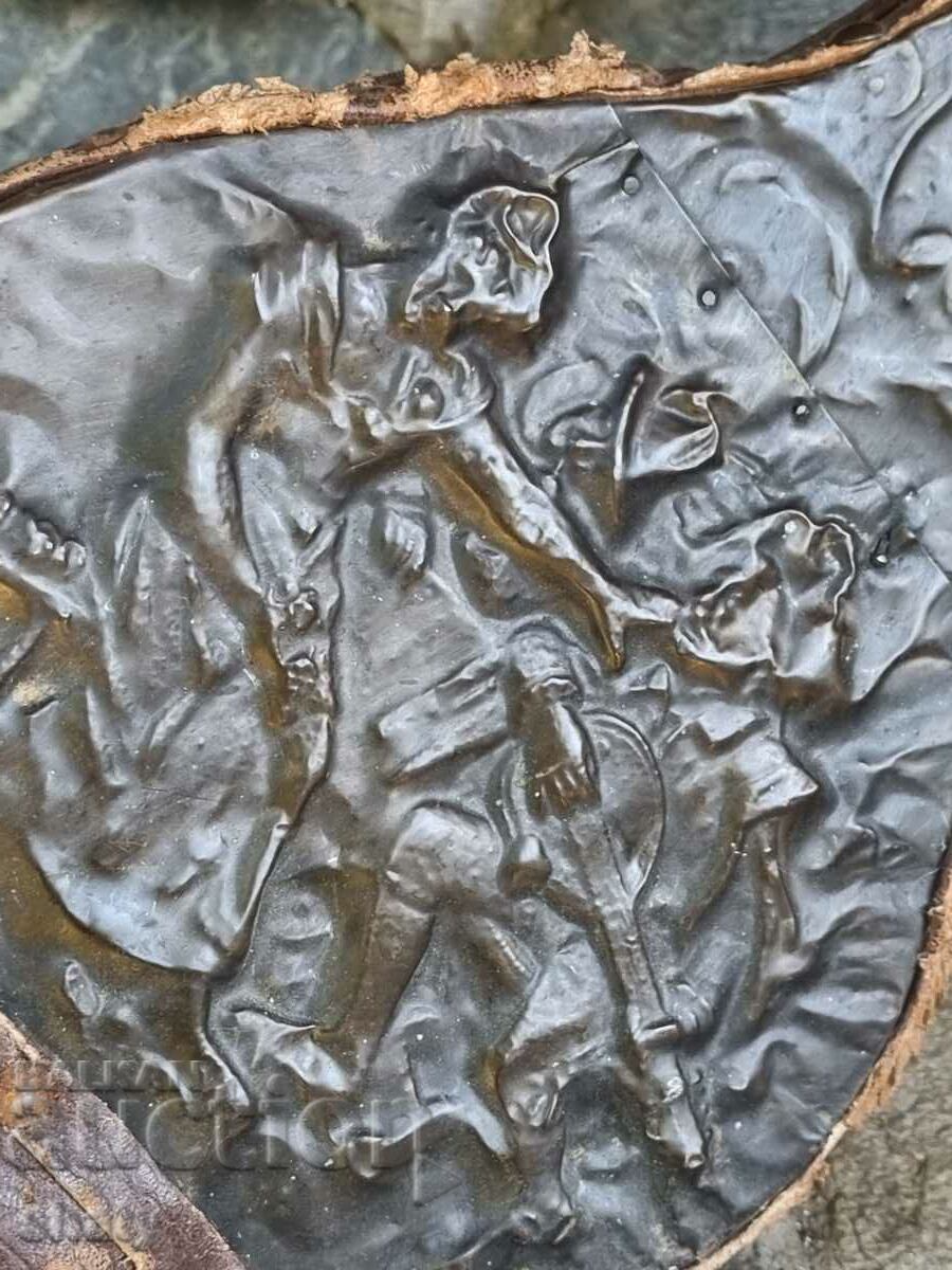 Auction Old fireplace blower. Bronze fittings Auction Old fireplace blower. Bronze fittings